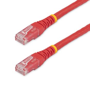 STARTECH.COM C6PATCH3RD CABLE DE RED ROJO 0,9 M CAT6 UUTP (UTP)