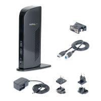 STARTECH.COM DOCKING STATION USB 3.0 DE 2 MONITORES PARA PORTÁTIL - HDMI Y DVIVGA - HUB LADRÓN 6X USB-A - GBE - AUDIO - 
