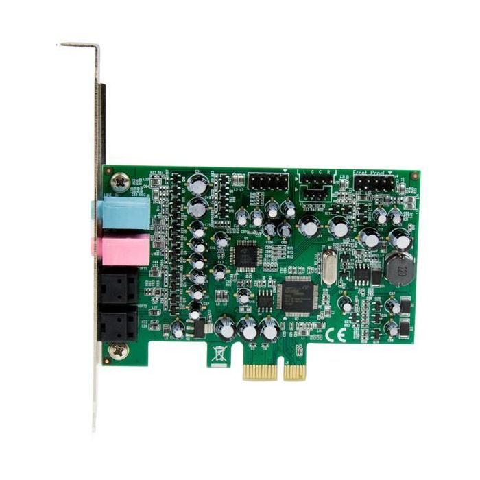 STARTECH.COM TARJETA DE SONIDO PCI EXPRESS CON SONIDO ENVOLVENTE DE 7.1 CANALES 24BIT 192 KHZ