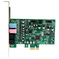 STARTECH.COM TARJETA DE SONIDO PCI EXPRESS CON SONIDO ENVOLVENTE DE 7.1 CANALES 24BIT 192 KHZ