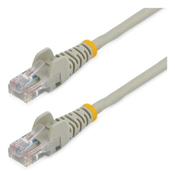 STARTECH.COM CABLE DE RED DE 0,5M GRIS CAT5E ETHERNET RJ45 SIN ENGANCHES