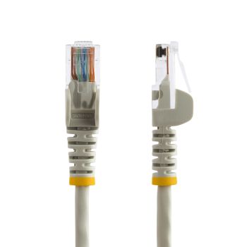 STARTECH.COM CABLE DE RED DE 0,5M GRIS CAT5E ETHERNET RJ45 SIN ENGANCHES 2