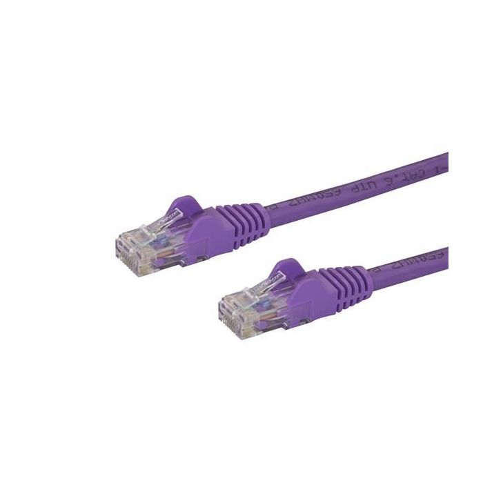 STARTECH.COM CABLE DE RED DE 10M PÚRPURA CAT6 UTP ETHERNET GIGABIT RJ45 SIN ENGANCHES