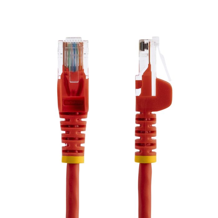 STARTECH.COM CABLE DE RED DE 0,5M ROJO CAT5E ETHERNET RJ45 SIN ENGANCHES