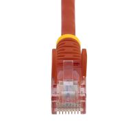 STARTECH.COM CABLE DE RED DE 0,5M ROJO CAT5E ETHERNET RJ45 SIN ENGANCHES