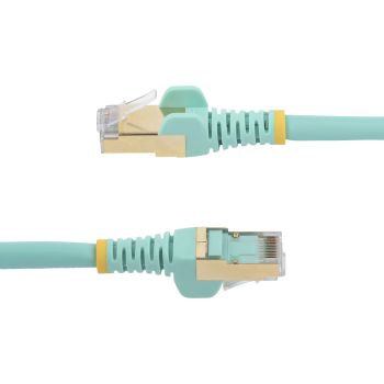 STARTECH.COM C6ASPAT10AQ CABLE DE RED TURQUESA 3 M CAT6A 2