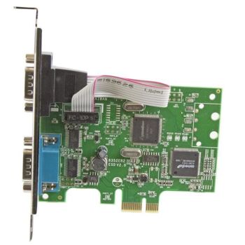 TARJETA PCI EXPRESS SERIAL DE 2 PUERTOS DB9 RS232 CON UART 16C1050 - ADAPTADOR INTERNO SERIAL PCI-E - STARTECH.COM MOD.  2