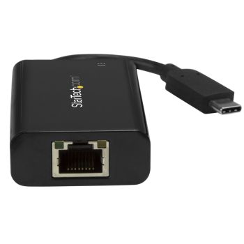 STARTECH.COM ADAPTADOR CONVERTIDOR USB C A ETHERNET GIGABIT CON PD 2.0 - ADAPTADOR DE RED NIC 1GB LAN RJ45 USB TIPO C US 2