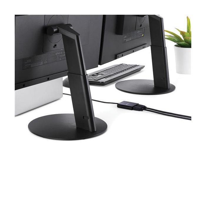 STARTECH.COM ADAPTADOR USB A HDMI DOBLE - HUB MST USB TIPO C - DIVISOR MULTIPLICADOR HDMI DOBLE 4K 30HZ - HDR - CON CABL