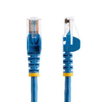 CABLE DE RED DE 10M AZUL CAT5E E ETHERNET SIN ENGANCHE 2