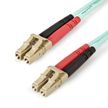 STARTECH.COM CABLE DE 2M DE FIBRA ÓPTICA MULTIMODO LCUPC A LCUPC OM4 - 50125ΜM - FIBRA LOMMFVCSEL - REDES DE 100G - CABL