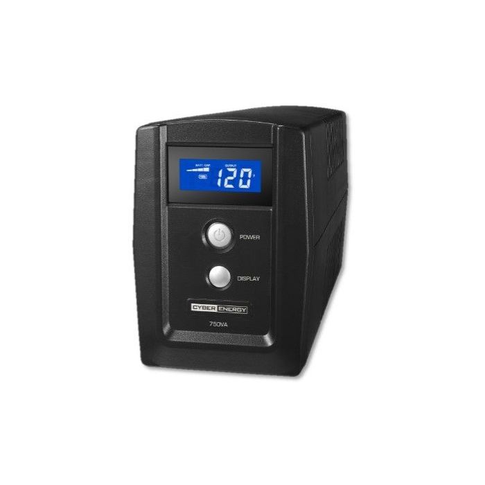 CYBERPOWER OM750ATLCD SISTEMA DE ALIMENTACIÓN ININTERRUMPIDA (UPS) LÍNEA INTERACTIVA 0,75 KVA 6 SALIDAS AC