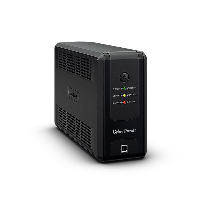 NOBREAK CYBERPOWER UT750G, 750 VA 375 W, INTERACTIVO, INDICADORES LED, 8 NEMA 5-15R 4 RESPALDO  4 SUPRESIO Y REGULACION,