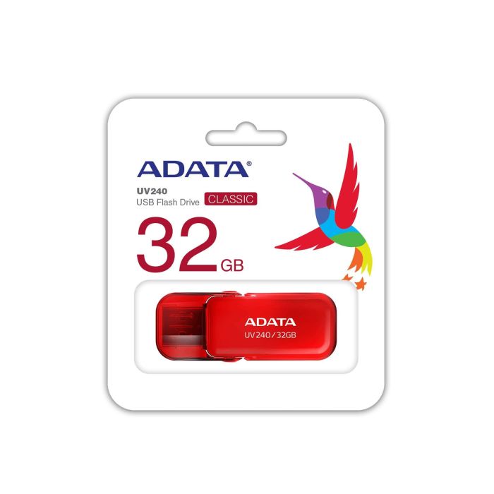 MEMORIA ADATA UV240 32GB  ROJO 2.0