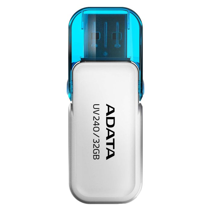 MEMORIA USB ADATA UV240 32GB BLANCO 2.0 (AUV240-32G-RWH)