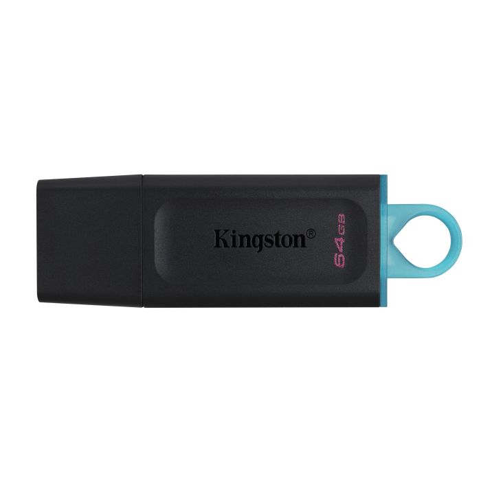 MEMORIA USB KINGSTON 64GB EXODIA 3.2 COLOR NEGRO