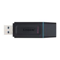 MEMORIA USB KINGSTON 64GB EXODIA 3.2 COLOR NEGRO