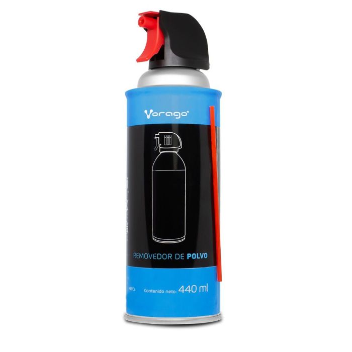 AIRE COMPRIMIDO VORAGO CLN-100 REMOVEDOR DE POLVO NO FLAMABLE 440ML