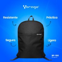MOCHILA VORAGO BP-100 15.6 LIGERA COLOR NEGRO
