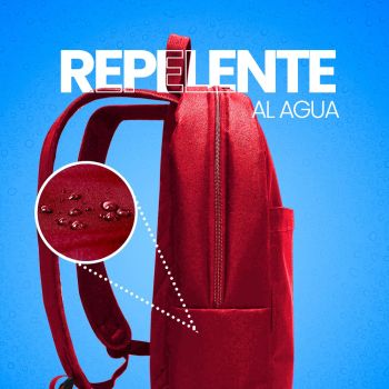 MOCHILA VORAGO BP-100 15.6 LIGERA COLOR ROJO 2