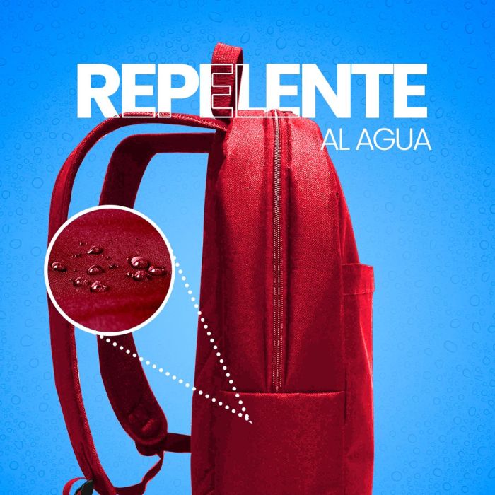 MOCHILA VORAGO BP-100 15.6 LIGERA COLOR ROJO