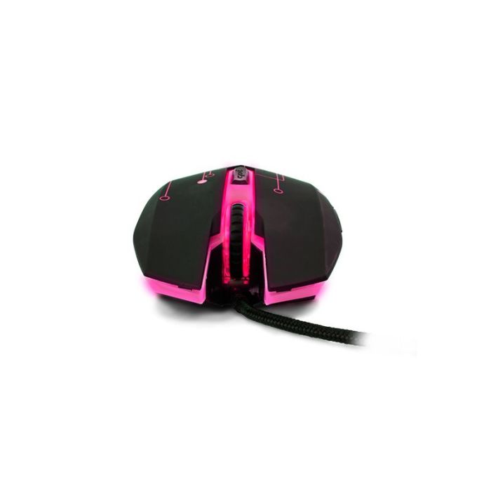 MOUSE VORAGO GAMER MO-501 ÓPTICO ILUMINADO 3200 DPI USB COLOR NEGRO