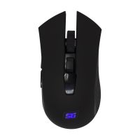 MOUSE VORAGO START THE GAME MO-600 INALÁMBRICO 2400 DPI 6 BOTONES RECARGABLE USB COLOR NEGRO