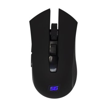 MOUSE VORAGO START THE GAME MO-600 INALÁMBRICO 2400 DPI 6 BOTONES RECARGABLE USB COLOR NEGRO 2