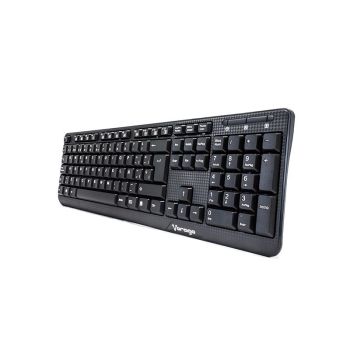 TECLADO VORAGO KB-102 MULTIMEDIA USB NEGRO  2