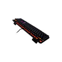 TECLADO MECÁNICO GAME FACTOR KBG400 RETROILUMINADO SWITCH AZUL USB ROSA
