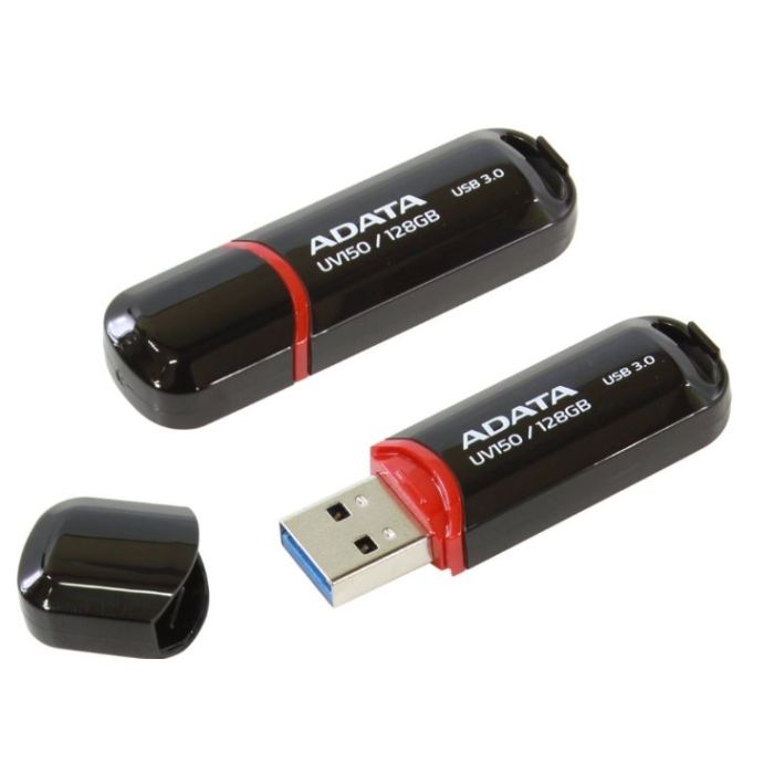 ADATA AUV150-128G-RBK UNIDAD FLASH USB 128 GB USB TIPO A 3.2 GEN 1 (3.1 GEN 1) NEGRO