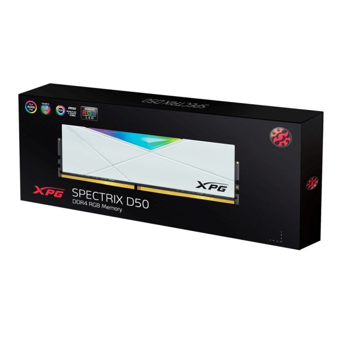 XPG SPECTRIX D50 - DDR4 - MÓDULO - 8 GB - DIMM DE 288 CONTACTOS - 3200 MHZ  PC4-25600 - CL16 - 1.35 V - SIN BÚFER - NO E
