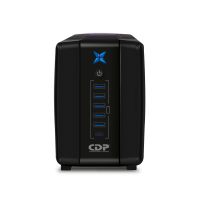 UPS CDP R-UPR 758 INTERACTIVO 750VA375W 8 CONTACTOS INDICADORES LED DE FUNCIONAMIENTO