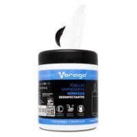 TOALLAS HÚMEDAS VORAGO CLN-107 DESINFECTANTES BOTE 30 PZAS