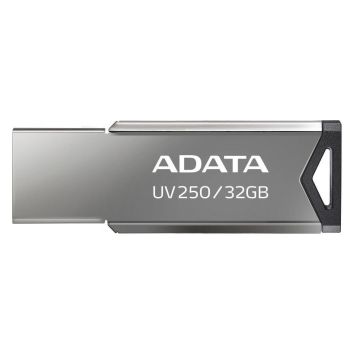 MEMORIA FLASH ADATA UV250 32GB USB 2.0 PLATA (AUV250-32G-RBK)