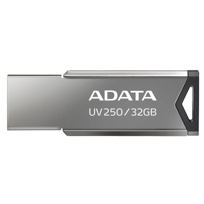 MEMORIA FLASH ADATA UV250 32GB USB 2.0 PLATA (AUV250-32G-RBK)