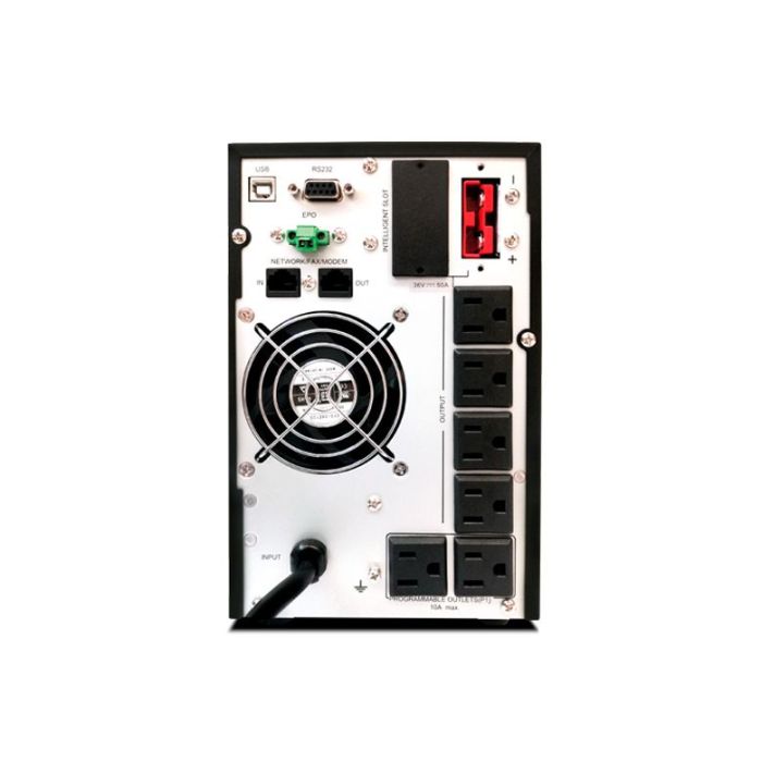 CDP UPO11-1 AX- UPS ONLINE DE 1000VA 1000W  6 TERMINALES DE SALIDA  2 SON PROGRAMABLES  PANTALLA LCD  ENTRADA PARA BANCO