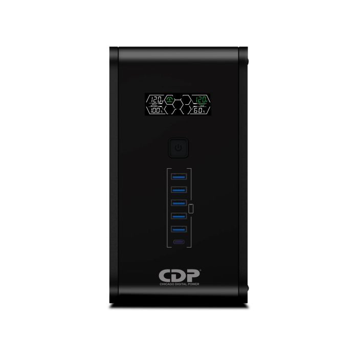 UPS CDP R-SMART 751 INTERACTIVO 750VA374W 10 CONTACTOS DISPLAY LCD