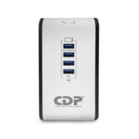 CDP R2CU-AVR1008 - REGULADOR DE VOLTAJE DE ESCRITORIO  NEMA 5-15  1000VA  500W  8 TOMAS DE SALIDA  1 TOMA PARA CARGA DE 