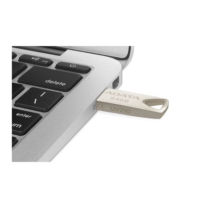 ADATA AUV210-64G-RGD UNIDAD FLASH USB 64 GB USB TIPO A 2.0 BEIGE