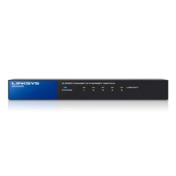 SWITCH LINKSYS NEGRO 5, 101001000 BASE-T(X) 