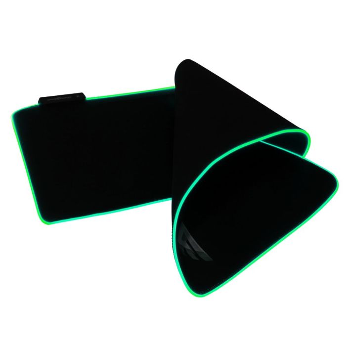 MOUSE PAD GAME FACTOR MPG500 XL ILUMINACIÓN RGB SPEED CONTROL COLOR NEGRO