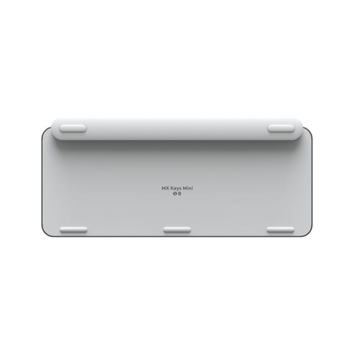 TECLADO LOGITECH MX KEYS MINI INALÁMBRICO MINIMALISTA COLOR GRIS CLARO