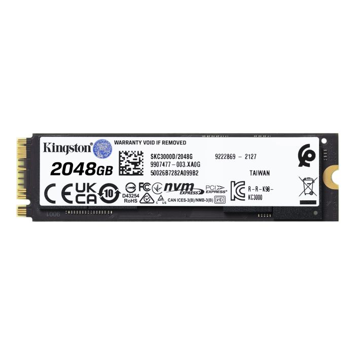 KINGSTON TECHNOLOGY 2048G KC3000 M.2 2280 NVME SSD