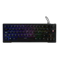 TECLADO VORAGO START THE GAME KB-506 MULTIMEDIA TKL FACTOR 65% RGB ALÁMBRICO ANTI-GHOSTING USB COLOR NEGRO