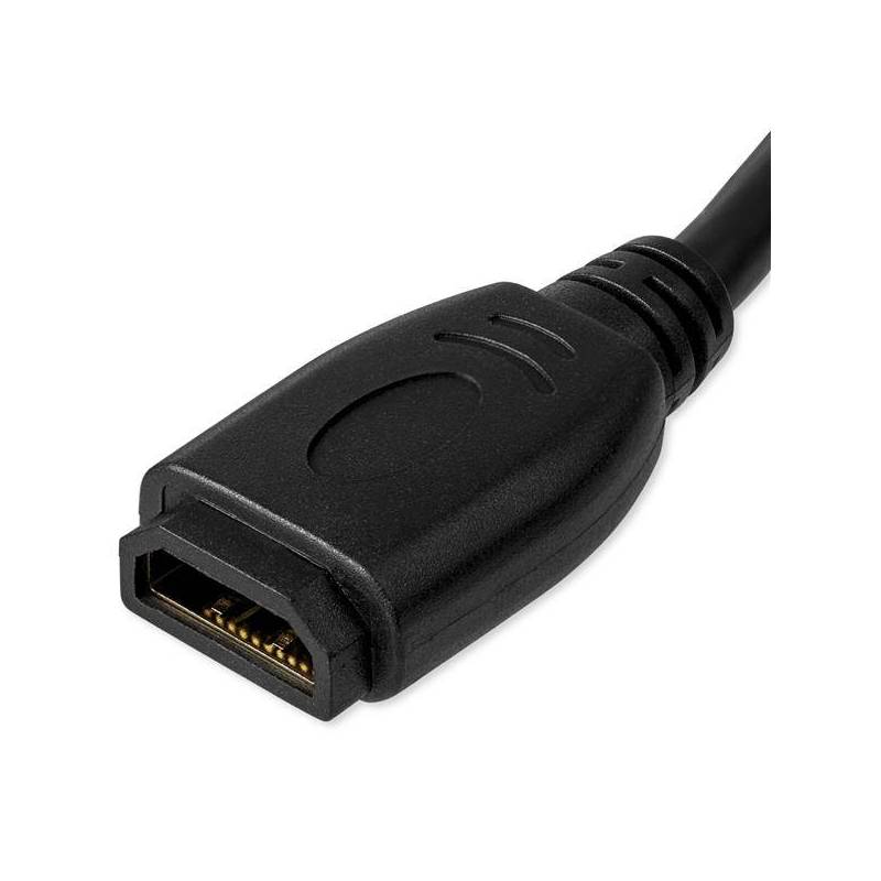 CABLE HDMI 2.0 DE 15 CM CON CONECTORES DE AGARRE - 4K 60HZ