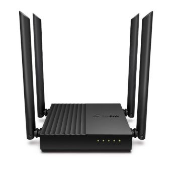 TP-LINK ARCHER C64 ROUTER INALÁMBRICO GIGABIT ETHERNET DOBLE BANDA (2,4 GHZ  5 GHZ) NEGRO