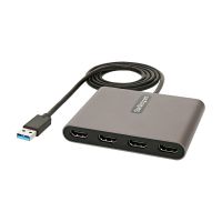 ADAPTADOR USB 3.0 A 4X HDMI USB-A A 4 MONITORES - 1080P 