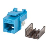 JACK INTELLINET KEYSTONE CAT6A DE IMPACTO UTP COLOR AZUL