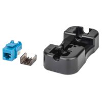 JACK INTELLINET KEYSTONE CAT6A DE IMPACTO UTP COLOR AZUL